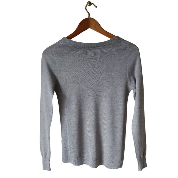 J. Crew Gray Lightweight Sweater Size XXS - Picture 3 of 7
